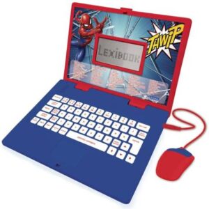 Ordinateur d'apprentissage Spider-Man Lexibook avec 62 activités