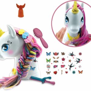 Cabeza para Peinar Interactiva Unicornio Mágico Lexibook